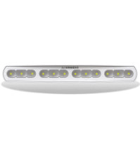 ECLIPSE Flood Light 18" - White Flood Light- White finish - Single White Color - 10000 lumen Eclipse Collection - 60-0469-  010-04460-00 - Lumishore